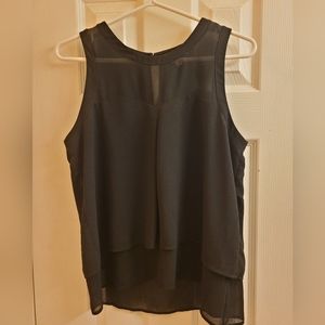 Monteau Sheer Sleeveless Blouse